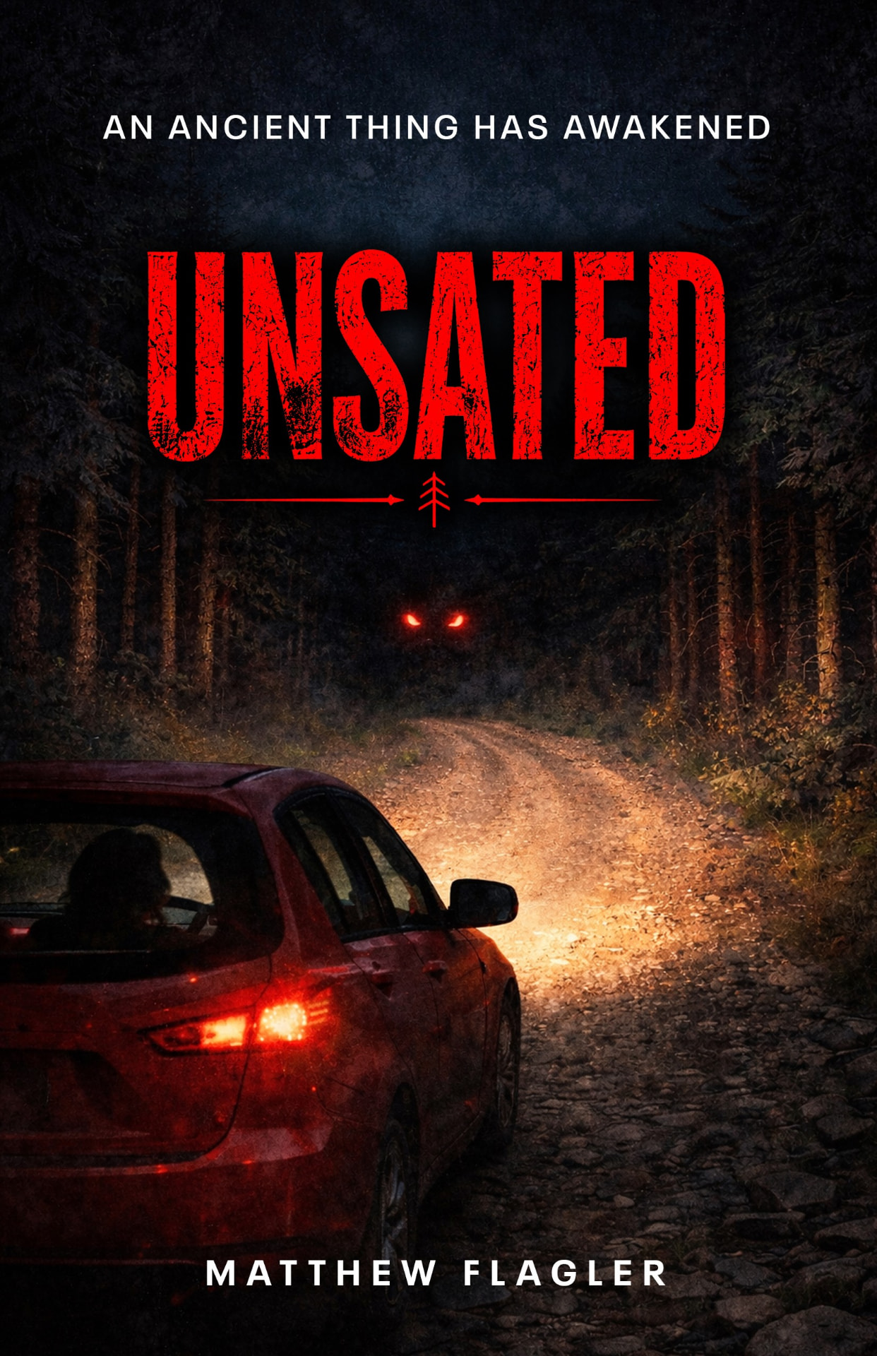 Cover of Unsated, a horror novel by Matthew Flagler